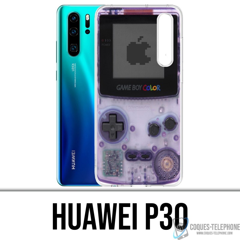 Funda Huawei P30 - Game Boy Color Violeta