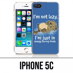 Coque iPhone 5C - Loutre Not Lazy