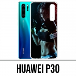 Huawei P30 Custodia - Girl Boxing