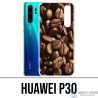 Case Huawei P30 - Kaffeebohnen