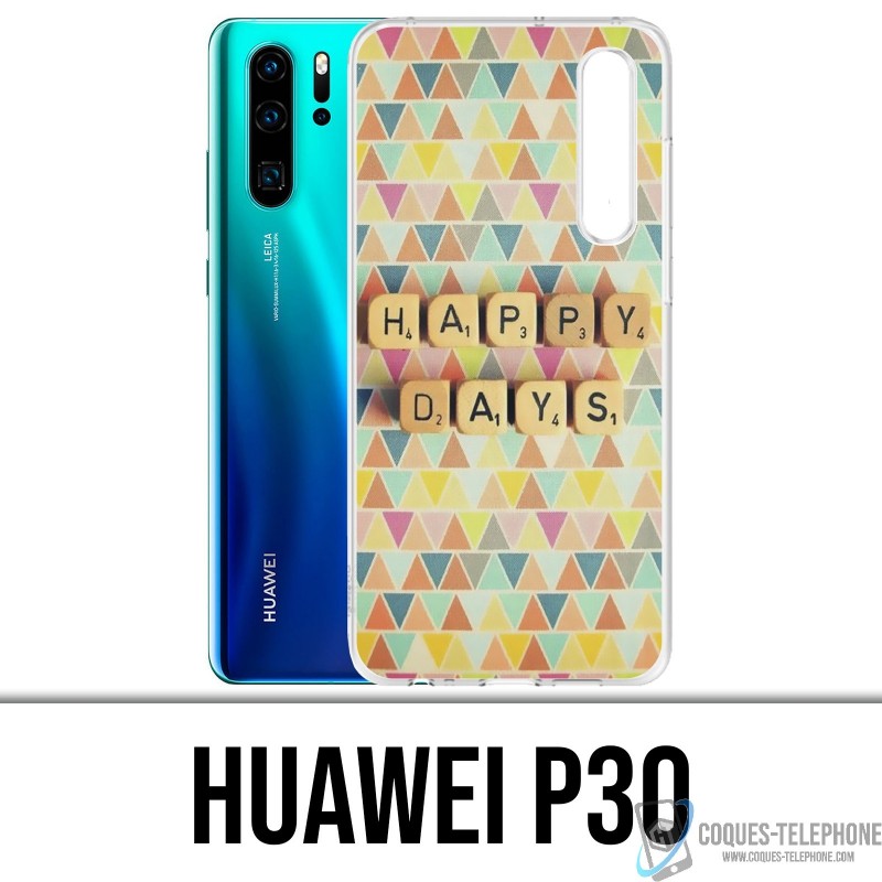 Case Huawei P30 - Happy Days