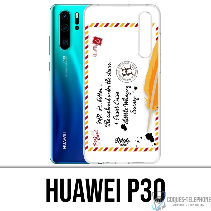 Coque Huawei P30 - Harry Potter Lettre Poudlard