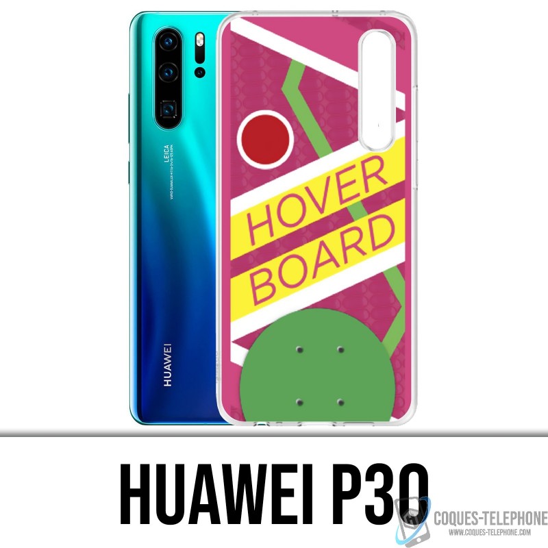Case Huawei P30 - Hoverboard Back to the Future