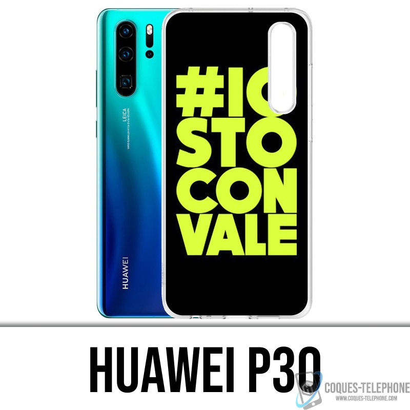 Funda Huawei P30 - Io Sto Con Vale Motogp Valentino Rossi