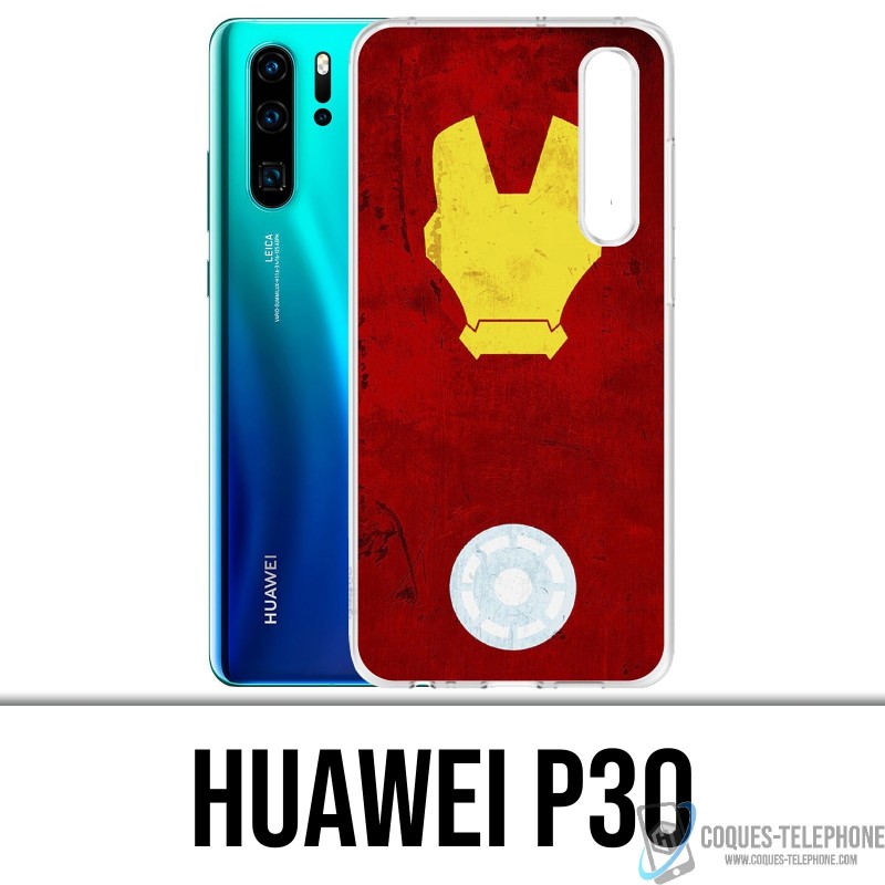 Funda Huawei P30 - Diseño de Arte Iron Man