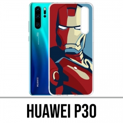Funda Huawei P30 - Cartel de diseño de Iron Man