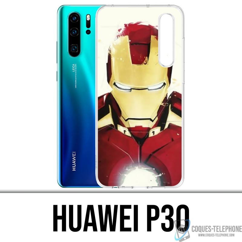 Coque Huawei P30 - Iron Man Paintart