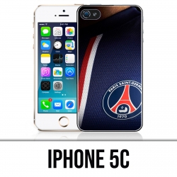 Custodia per iPhone 5C - Jersey blu Psg Paris Saint Germain
