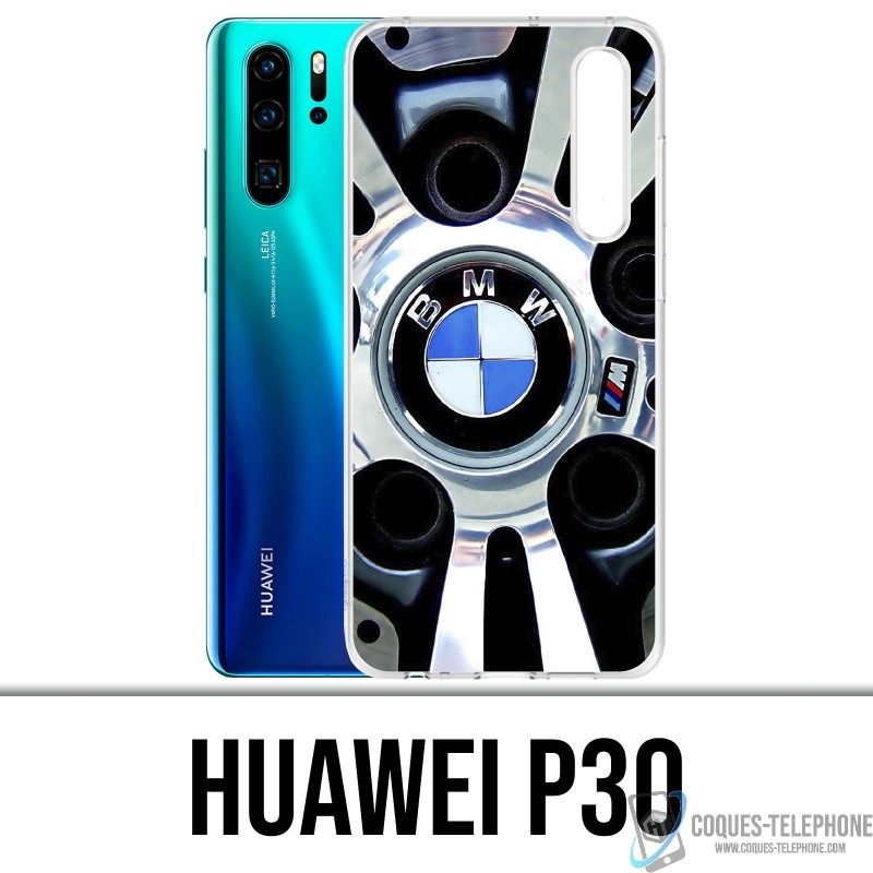 Funda Huawei P30 - Llanta cromada Bmw