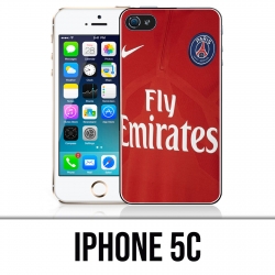 Custodia per iPhone 5C - Jersey rosso Psg