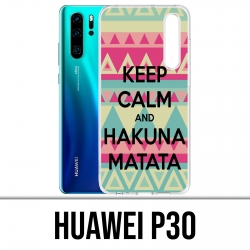 Case Huawei P30 - Ruhe bewahren Hakuna Mattata