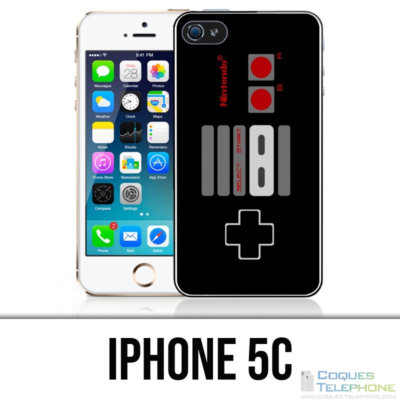 Coque iPhone 5C - Manette Nintendo Nes