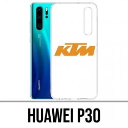 Huawei P30 Case - Ktm Logo weißer Hintergrund