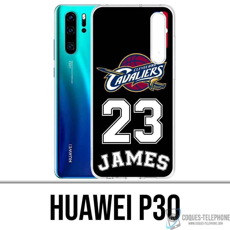 Coque Huawei P30 - Lebron James Noir