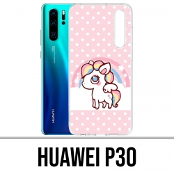 Case Huawei P30 - Einhorn Kawaii