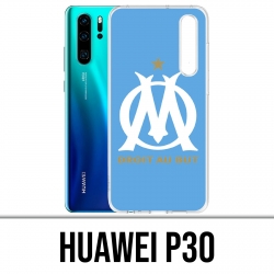 Coque Huawei P30 - Logo Om Marseille Bleu