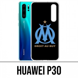 Case Huawei P30 - Om Marseille Logo Schwarz