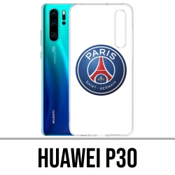Custodia Huawei P30 - Logo Psg Sfondo bianco