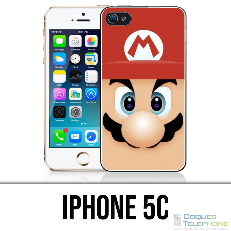 Funda iPhone 5C - Mario Face