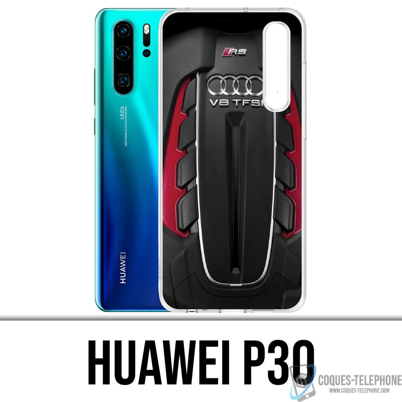 Huawei P30 Case - Audi V8-Motor