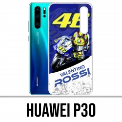 Case Huawei P30 - Motogp-Rossi-Karikatur