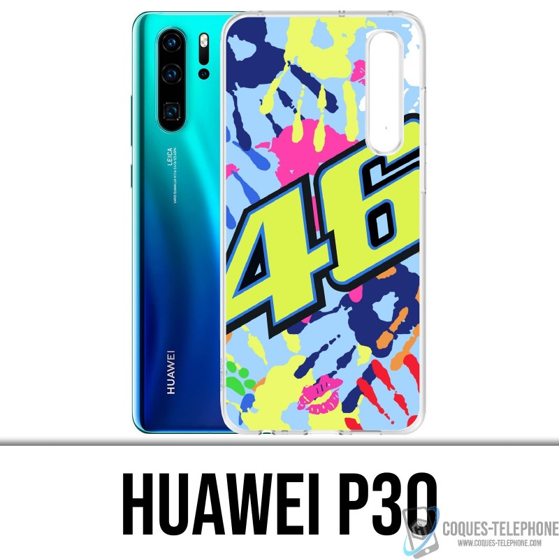Coque Huawei P30 - Motogp Rossi Misano