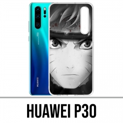 Huawei P30 Custodia - Naruto Bianco e Nero