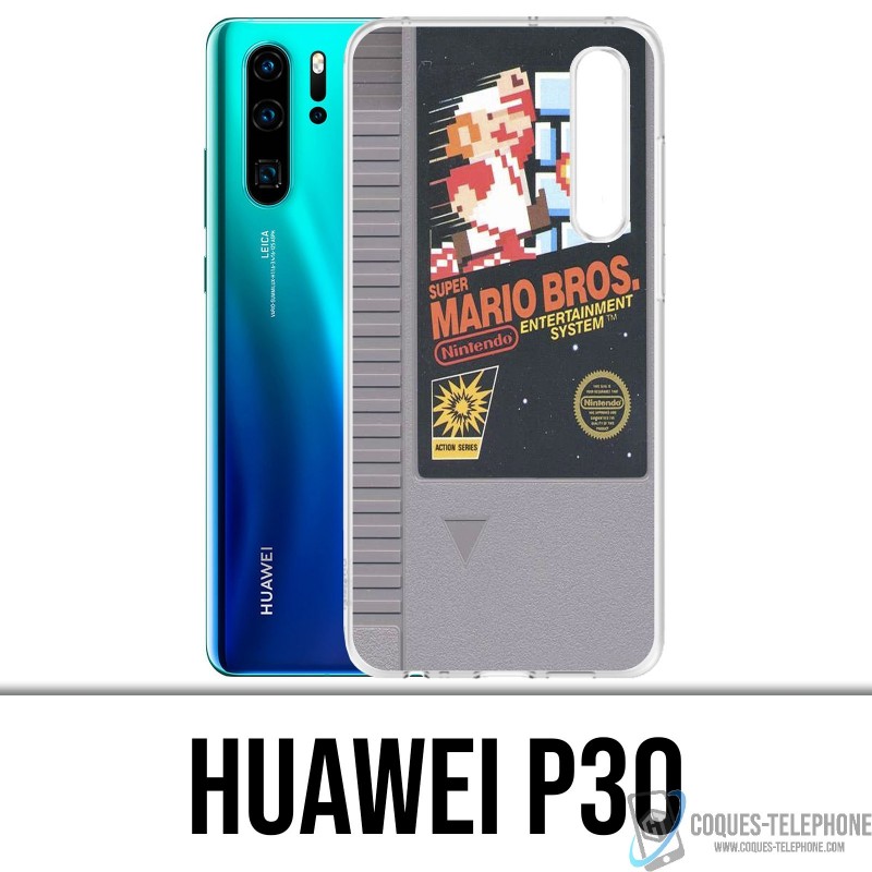 Huawei P30 Case - Nintendo Nes Cartridge Mario Bros.
