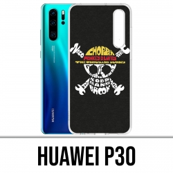 Coque Huawei P30 - One Piece Logo Nom