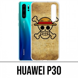 Huawei P30 Case - Einteiliges Vintage-Logo