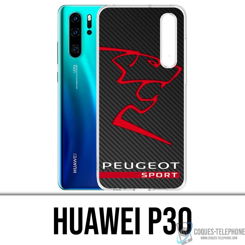 Custodia Huawei P30 - Logo Peugeot Sport