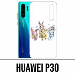 Funda Huawei P30 - Pokémon Bébé Evoli Évolution