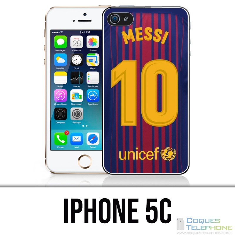 Custodia per iPhone 5C - Messi Barcelona 10