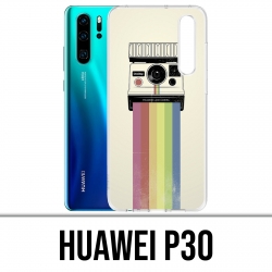 Coque Huawei P30 - Polaroid Arc En Ciel Rainbow