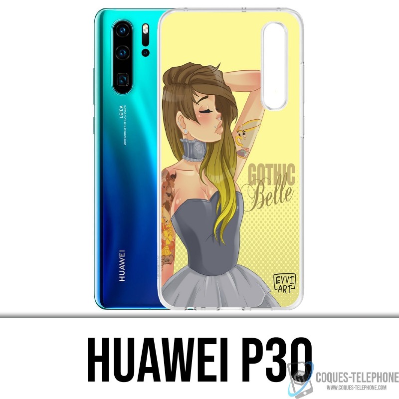 Coque Huawei P30 - Princesse Belle Gothique