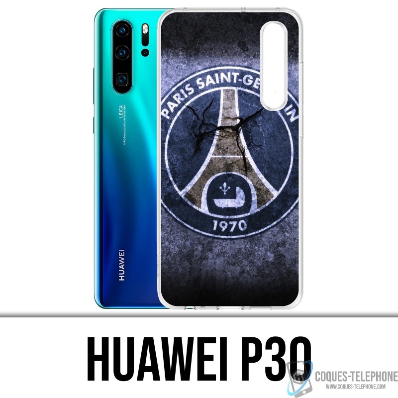 Case Huawei P30 - Psg Grunge Logo