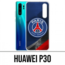 Coque Huawei P30 - Psg Logo Metal Chrome