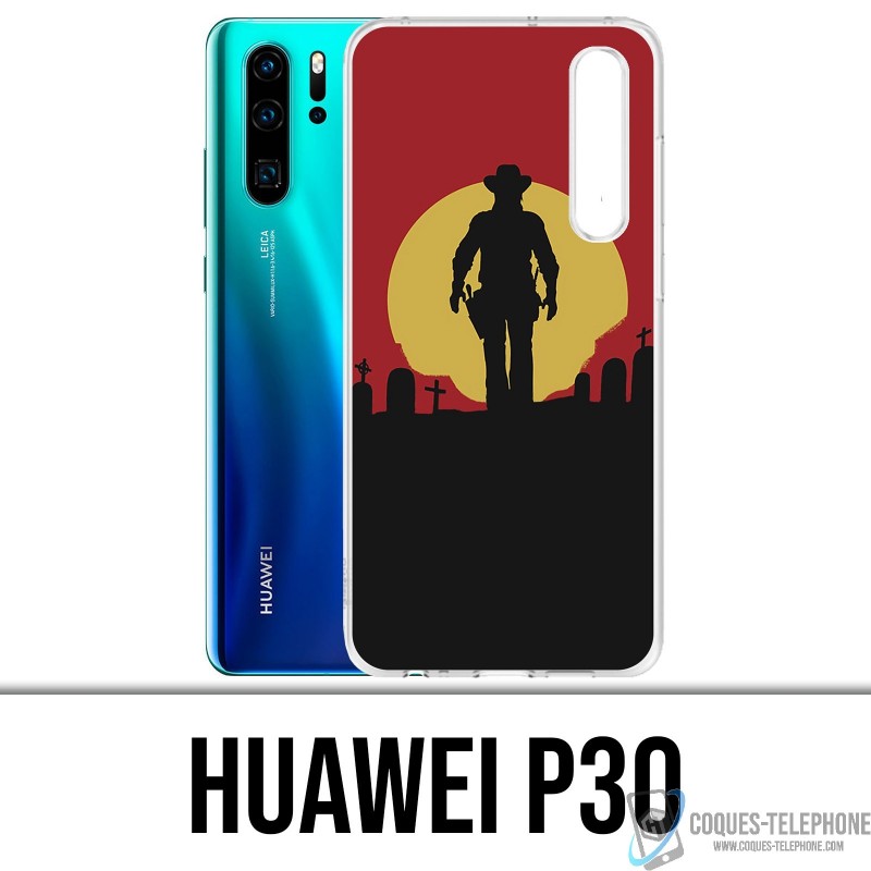 Case Huawei P30 - Red Dead Redemption Sun
