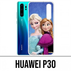 Case Huawei P30 - Snow Queen Elsa And Anna