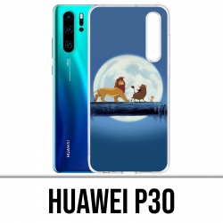 Coque Huawei P30 - Roi Lion Lune
