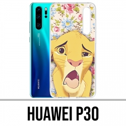 Coque Huawei P30 - Roi Lion Simba Grimace