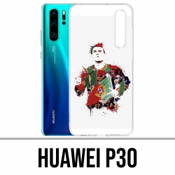 Funda Huawei P30 - Ronaldo Football Splash