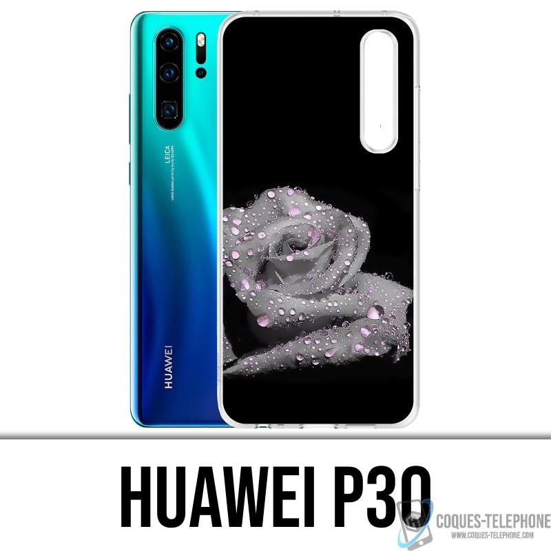 Case Huawei P30 - Pink Drops