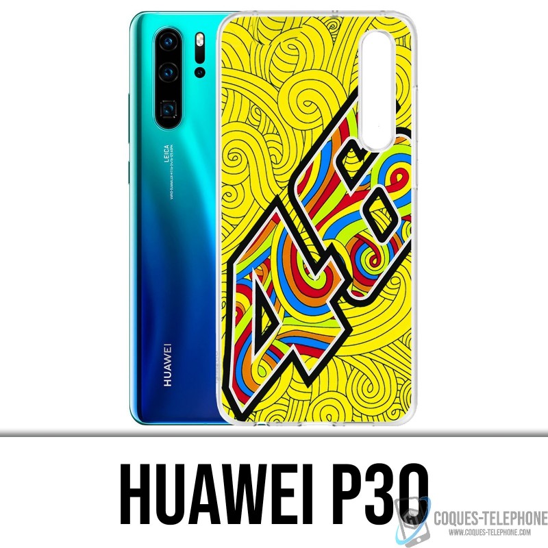 Case Huawei P30 - Rossi 46 Waves