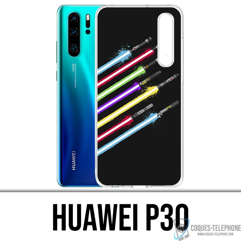 Huawei P30 Custodia - Spada laser Star Wars