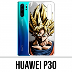 Coque Huawei P30 - Sangoku Mur Dragon Ball Super