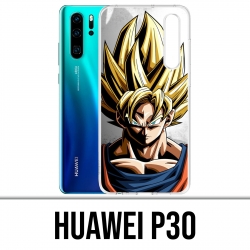 Huawei P30 Custodia - Sangoku Wall Dragon Ball Super
