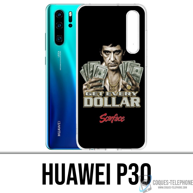 Case Huawei P30 - Scarface Get Dollars