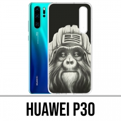 Case Huawei P30 - Monkey Monkey Aviator