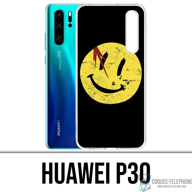 Huawei P30 Custodia - Smiley Watchmen